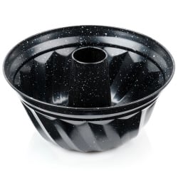 Forma do babki granitowa z kominem 24,5 cm