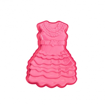 Forma do ciasta Pavoni sukienka różowa