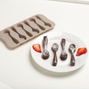 Czekoladowe lizaki forma do czekoladek, foremka silikonowa do lizaków, łyżeczek czekoladowych