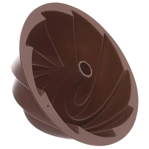 Forma do pieczenia babki, na babkę, babka, z kominem, foremka, silikonowa, kwiat, 23,5 cm Forma do pieczenia babki, na babkę, babka, z kominem, foremka, silikonowa, kwiat, 23,5 cm