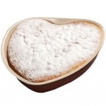 Forma do pieczenia ciasta, foremka serce, ceramiczna, granitowa, TERRESTRIAL, 33 cm
