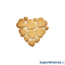 Forma do wykrawania ciastek Puzzle Hearts Lekue czerwona