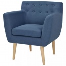 Fotel do salonu niebieski