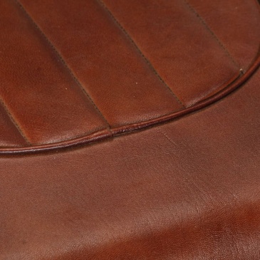 Fotel Aviator brązowy skóra naturalna