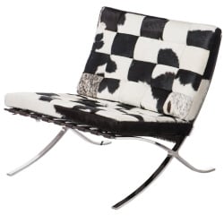 Fotel BA1 skóra naturalna pony D2.Design