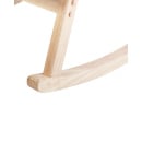 Fotel bujany LEKNES Boucle Złamana biel