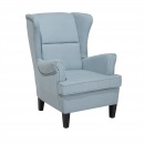 Fotel tapicerowany jasnoniebieski Marzo BLmeble