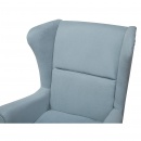 Fotel tapicerowany jasnoniebieski Marzo BLmeble