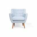 Fotel tapicerowany jasnoniebieski Camille BLmeble