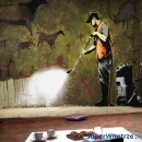 Fototapeta - Banksy - Cave Painting (300x210 cm)