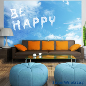 Fototapeta - Be happy (300x210 cm)