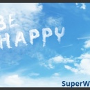 Fototapeta - Be happy (300x210 cm)