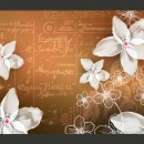 Fototapeta - Floral notes (300x210 cm)