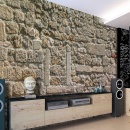 Fototapeta - Ściana z kamieni (300x210 cm)