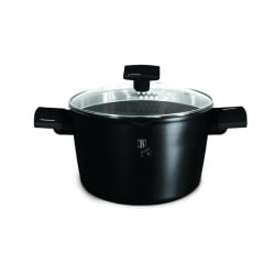 Garnek do makaronu i ryżu z pokrywą Ø24 cm | 6L | Matte Black Collection | BerlingerHaus LP-BH-255 Garnek do makaronu i ryżu z pokrywą Ø24 cm | 6L | Matte Black Collection | BerlingerHaus LP-BH-255