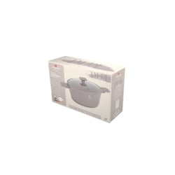 Garnek z pokrywą 24cm Taupe BerlingerHaus BH-8101 Garnek z pokrywą 24cm Taupe BerlingerHaus BH-8101