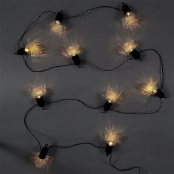 Girlanda z przezroczystymi żarówkami 10   led