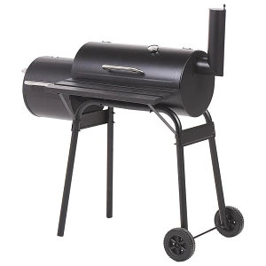 Grill węglowy z wędzarnią czarny katla