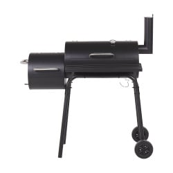 Grill węglowy z wędzarnią czarny katla