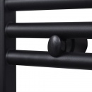 Grzejnik łazienkowy, prosty 480 x 480 mm, czarny