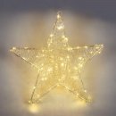 Gwiazda świąteczna świecąca ozdoba oświetlenie lampka święta Boże Narodzenie 50 led 40 cm