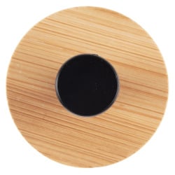 Haczyk wieszak samoprzylepny drewniany metalowy czarny 5 cm 2 szt.