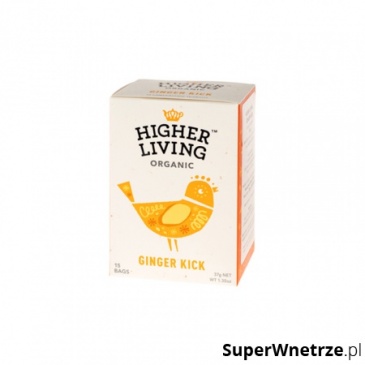 Herbata Ginger Kick 15 saszetek Higher Living