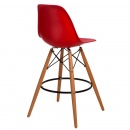 Krzesło barowe 46x54x105cm D2 P016W PP czerwone