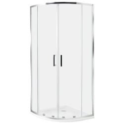 Kabina prysznicowa jukatan 80 x 80 x 185 cm srebrny