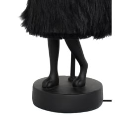 Kare lampa stołowa rabbit fur 50 cm       czarna / złota