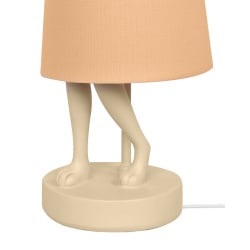Kare lampa stołowa rabbit peach 50 cm
