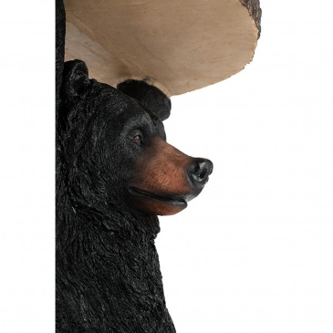 Kare stolik bear czarny / drewniany czarny