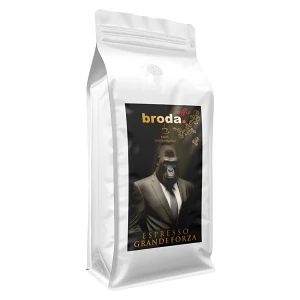 Kawa świeżo palona • broda. coffee • Espresso Grande Forza 50% Arabica / 50% Robusta • 500g Kawa świeżo palona • broda. coffee • Espresso Grande Forza 50% Arabica / 50% Robusta • 500g