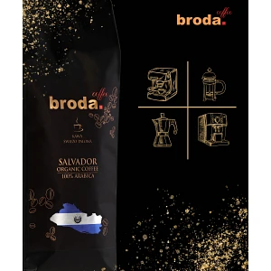 Kawa świeżo palona • SALVADOR Organic Coffee 100% Arabica • 1000g Kawa świeżo palona • SALVADOR Organic Coffee 100% Arabica • 1000g