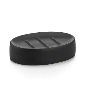 Kela-mydelniczka ceramiczna czarna matsi Kela-mydelniczka ceramiczna czarna matsi
