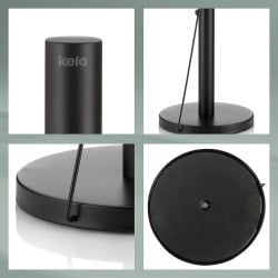 Kela-stojak na ręcznik papierowy czarny rollo