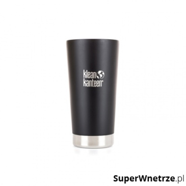 Kubek ze stali nierdzewnej 592ml Klean Kanteen Insulated Tumbler czarno-srebrny