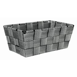 Kleine wolke chevron kosz/pojemnik czarny biały s