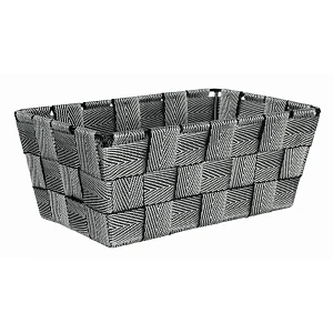 Kleine wolke chevron kosz/pojemnik czarny biały s