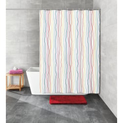 Kleine wolke jolie tekstylna zasłona prysznicowa multicolor 240x180 cm