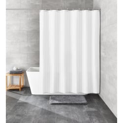 Kleine wolke sanna tekstylna zasłona prysznicowa biały 120x200 cm eco care