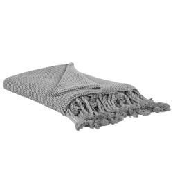 Koc 125 x 150 cm jasnoszary NAZILLI