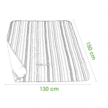 Koc piknikowy 130x150 cm Spokey Picnic Strips (85041)