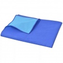 Koc piknikowy niebieski i jasnoniebieski 100x150 cm