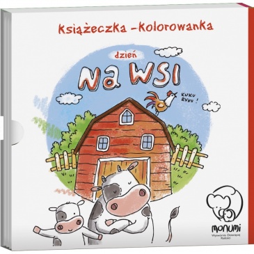 Kolorowanka-harmonijka "dzień na wsi" książeczka dla dzieci