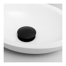 Korek klik-klak do umywalki z przelewem czarny