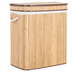 Kosz bambusowy z pokrywką jasne drewno kalthota