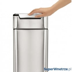 Kosz kuchenny na śmieci 40l Touch-Bar Slim Simple Human stal FPP Kosz kuchenny na śmieci 40l Touch-Bar Slim Simple Human stal FPP