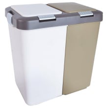 Kosz na odpady, śmieci, duo, do segregacji, 2x10 l Kosz na odpady, śmieci, duo, do segregacji, 2x10 l