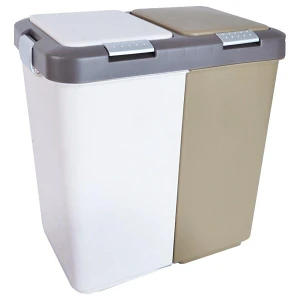 Kosz na odpady, śmieci, duo, do segregacji, 2x10 l Kosz na odpady, śmieci, duo, do segregacji, 2x10 l